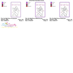 Cardstock Embroidery Design - Get Well Soon Greeting Card-4-2