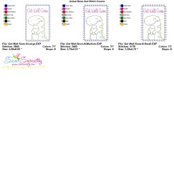 Cardstock Embroidery Design - Get Well Soon Greeting Card-9-2