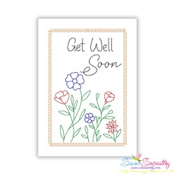 Get Well Soon Greeting Cards Embroidery Design Bundle-8
