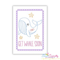 Get Well Soon Greeting Cards Embroidery Design Bundle-6