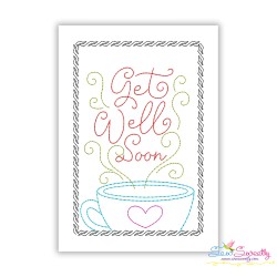 Get Well Soon Greeting Cards Embroidery Design Bundle-3