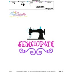Sewciopath Sewing Embroidery Design Pattern-3