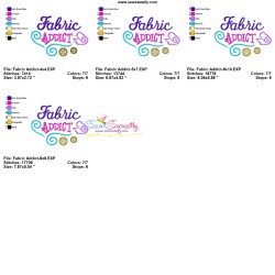 Fabric Addict Embroidery Design Pattern-2