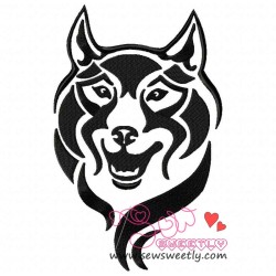 Wild Wolf-1 Embroidery  Design-2