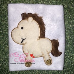 Cute Horsy Applique Design Pattern-2
