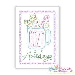 Christmas Cardstock Embroidery Design Bundle - Greeting Cards-3