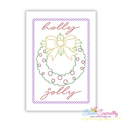 Christmas Cardstock Embroidery Design Bundle - Greeting Cards-6