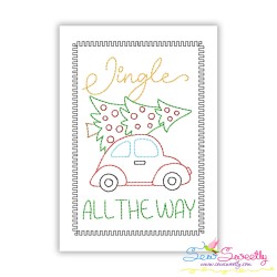 Christmas Cardstock Embroidery Design Bundle - Greeting Cards-7