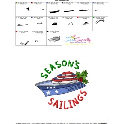 Embroidery Design - Christmas Cruise-2