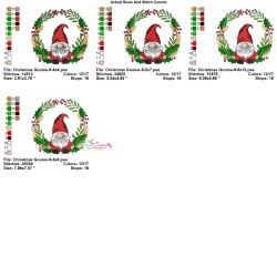 Christmas Gnome-9 Embroidery Design Pattern-3