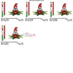 Christmas Gnome-8 Embroidery Design Pattern-3