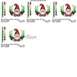 Christmas Gnome-7 Embroidery Design Pattern-3