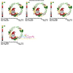Christmas Gnome-6 Embroidery Design Pattern-3