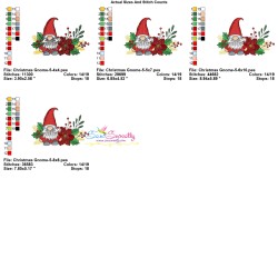 Christmas Gnome-5 Embroidery Design Pattern-3