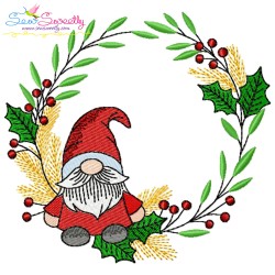 Christmas Gnomes Embroidery Design Bundle-3