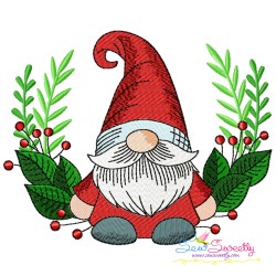 Christmas Gnomes Embroidery Design Bundle-9