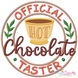 Hot Cocoa And Chocolate Embroidery Design Bundle