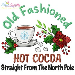 Hot Cocoa And Chocolate Embroidery Design Bundle