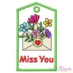 Valentine ITH Tags Embroidery Design Bundle