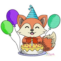 Birthday Baby Animals Embroidery Design Bundle