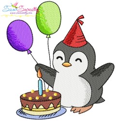 Birthday Baby Animals Embroidery Design Bundle