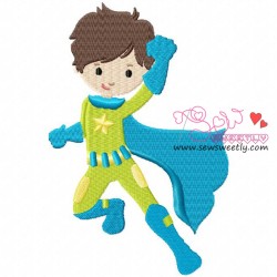 Super Hero-2 Embroidery Design Pattern-1