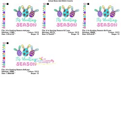 It Is Hunting Season Embroidery Design Pattern