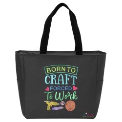 Born To Craft Forced To Work Embroidery Design Pattern