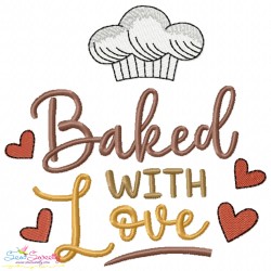 Kitchen Lettering Embroidery Design Bundle