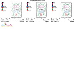 Mother's Day Cardstock Embroidery Design - Best Mom Ever
