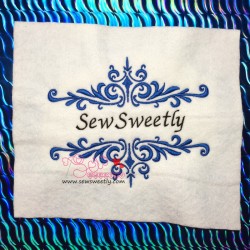 Floral Frame-7 Embroidery Design Pattern-2