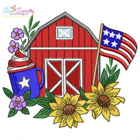 4th of July Embroidery Design Bundle 25