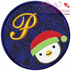 Christmas Font Letter-P-1