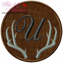 Christmas Font Letter-U-1