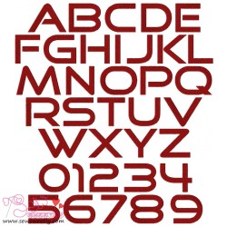 Good Times Embroidery Font Set-1