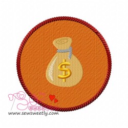 Money Bag Embroidery Design Pattern-1
