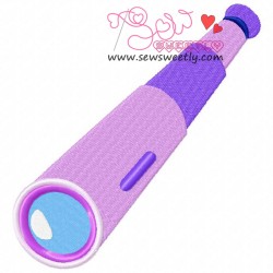 Telescope Embroidery Design Pattern-1