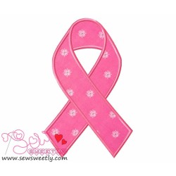 Remembrance Ribbon Applique Design Pattern-1