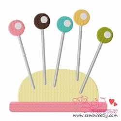 Pin Cushion-1 Embroidery Design Pattern-1