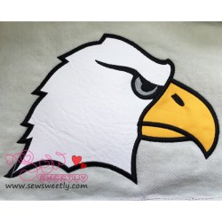 Eagle Face Applique Design Pattern-1