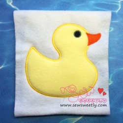 Yellow Duck Applique Design Pattern-2