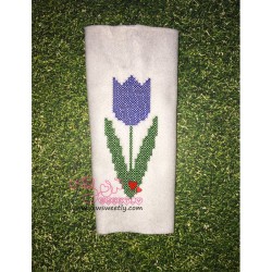 Spring Flower Cross Stitch Embroidery Design Pattern-2