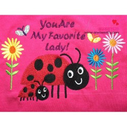You Are My Favorite Lady Embroidery Design Pattern-1