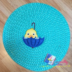 Duck Peeking Applique Design Pattern-3
