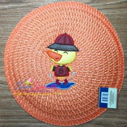 Duck Puddle Applique Design Pattern-3