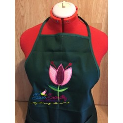 Pink Flower Applique Design Pattern-2