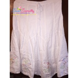 Colorful Vintage Birds Embroidery Design Bundle-13