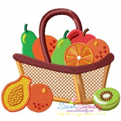 Colorful Fruit Basket-10 Embroidery Design Pattern-2