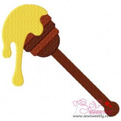 Honey Dipper Embroidery Design Pattern-1