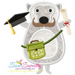 Animal Student-3 Applique Design Pattern-1